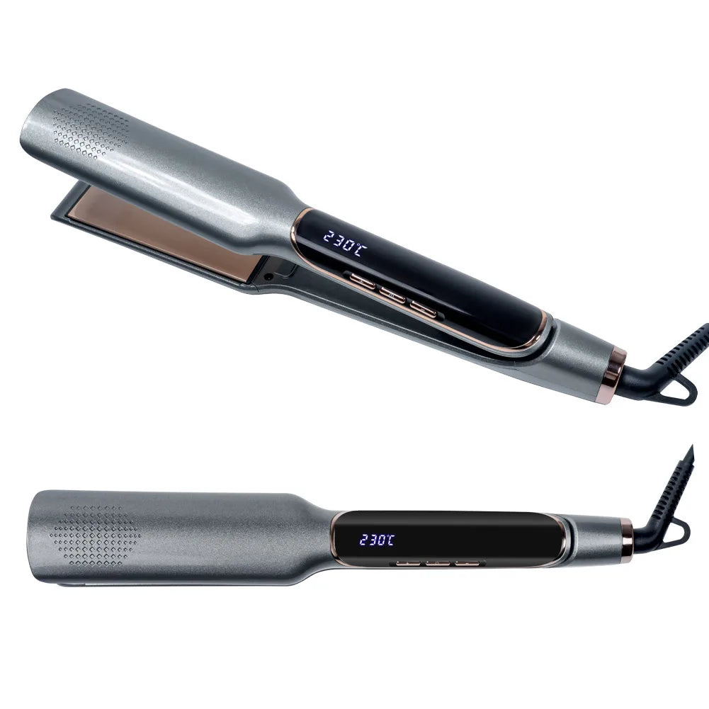 Lisseur professionnel 2-en-1 – Lissage et boucles avec température réglable